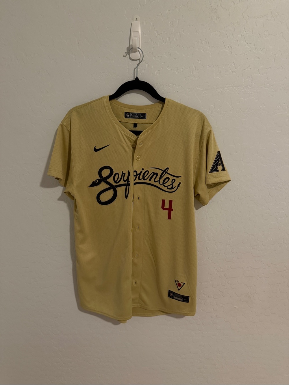 Nike youth retired Serpientes ketel marte Baseball Jersey - #4